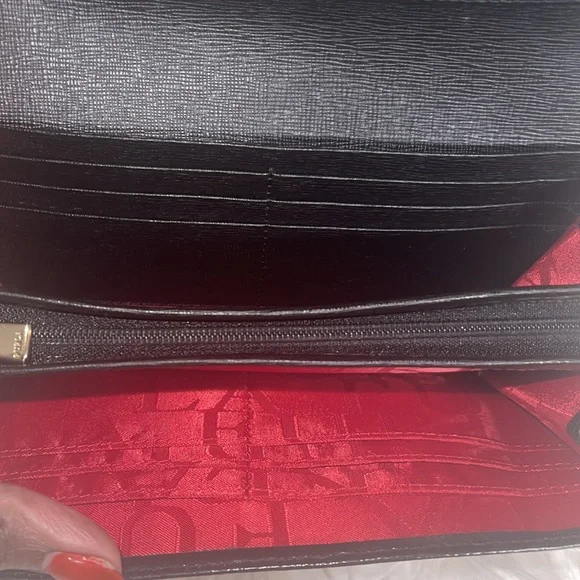 Furla Classic Flap Continental Leather Wallet EUC - Picture 12 of 15